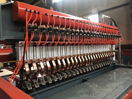 PLC Control System Fence Mesh Welding Machine For Black Wire 50 - 70times/Min Fast Speed