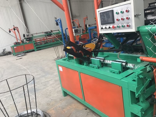 fully automatic double wire feeding diamond machine, Automatic Mesh Rolling Double Wire Mesh Weaving Machine PLC Control