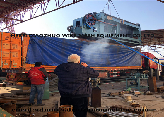 Heavy Duty Hexagonal Mesh Machine , 255m/H Gabion Box Machine