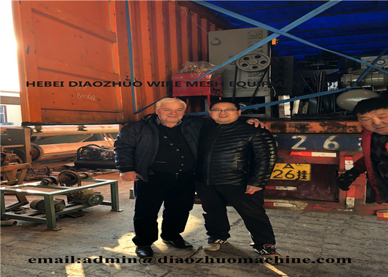 Heavy Duty Hexagonal Mesh Machine , 255m/H Gabion Box Machine