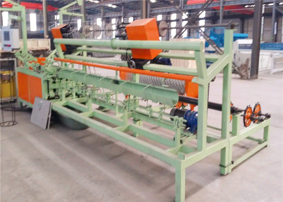 9.0KW Wire Mesh Weaving Machine , 100mm Diamond Mesh Fencing Machine