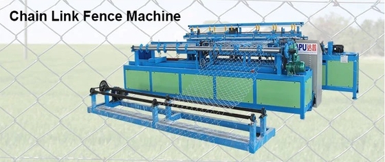4.5mm 100m²/H Chain Link Fence Equipment For Railway