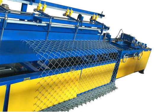 Galvanized Wire Chain Link Fence Machine
