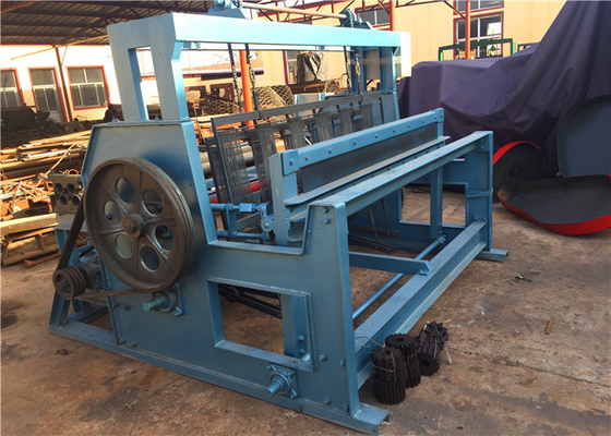 Hydraulic Crimped Wire Mesh Weaving Machine For Big Wire Diameter
