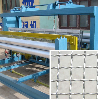 Hydraulic Crimped Wire Mesh Weaving Machine For Big Wire Diameter