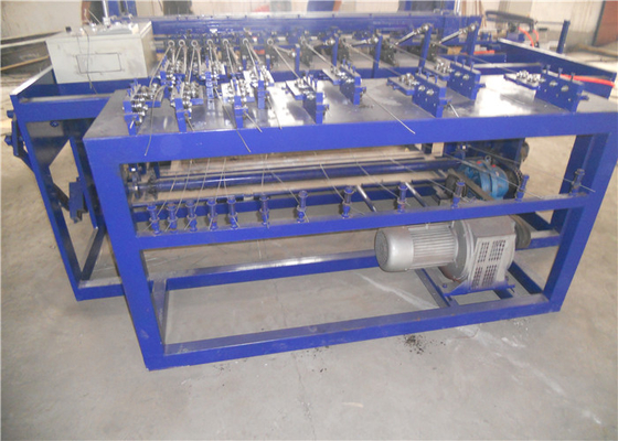 Hinged Joint Cattle Grassland Fence Machine Blue Color 2400mm Width Steel