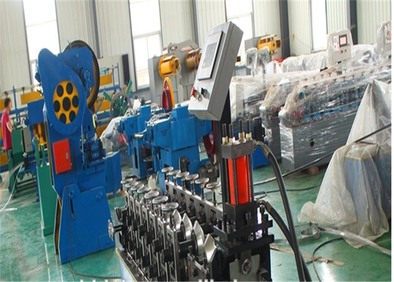 25*10mm Corner Bead Roll Forming Machine PLC control 15m/min