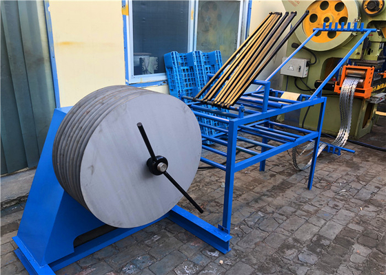 High Output concertina Metal Mesh Machine , 9 Strip Razor Barbed Wire Making Machine