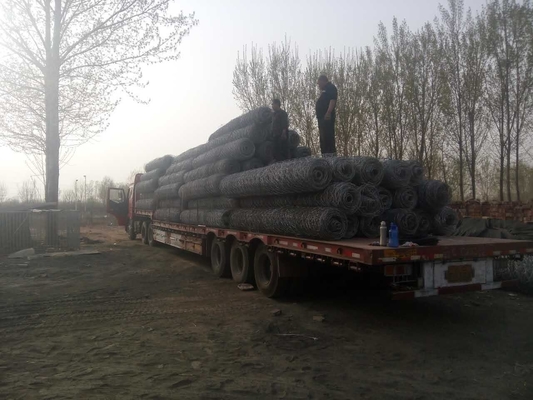 2.2 - 3.4mm Tie Wire Gabion Basket Mesh For 0.5 - 5.3m Height 1-2m Width