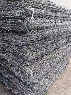 Electro Galvanized Gabion Wire Baskets 1mx1mx1m