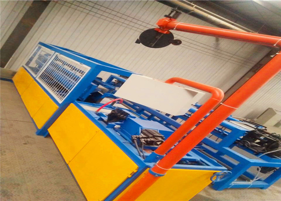 3.8T Diamond Chain Link Fence Machine 9.0KW Single Wire Feeding Touch Screen Operation
