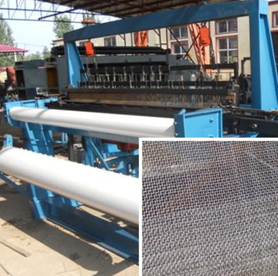 5mm 12mm Hydraulic Crimped Wire Mesh Machine 2000mm For Ore Screening